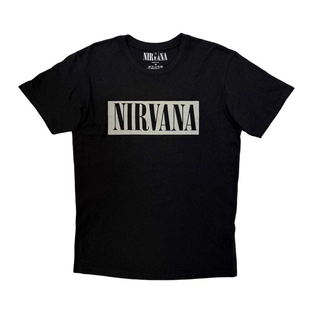 Nirvana Unisex Adult Something In The Way Back Print Carbon T-Shirt / Black